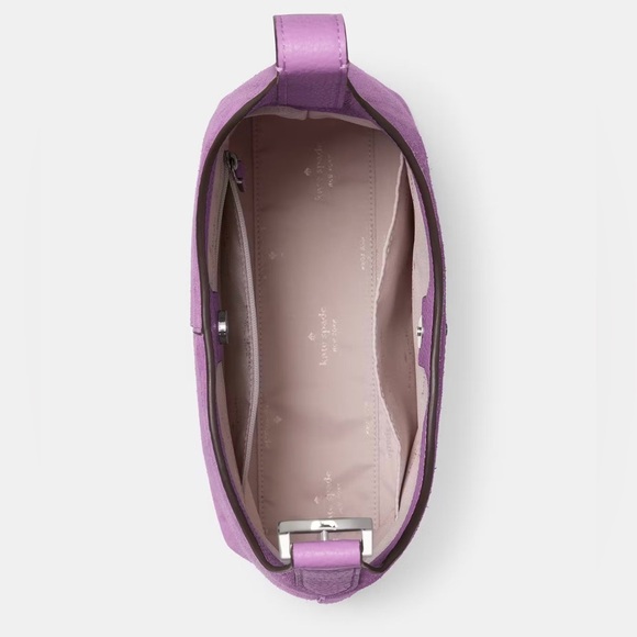 Kate Spade 454 Suede Small Shoulder Bag In Wisteria NWT - Picture 4 of 7